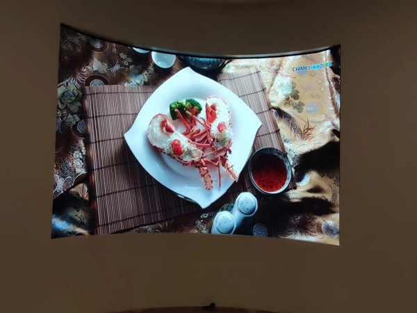 广西室内P2.5弧形LED屏
